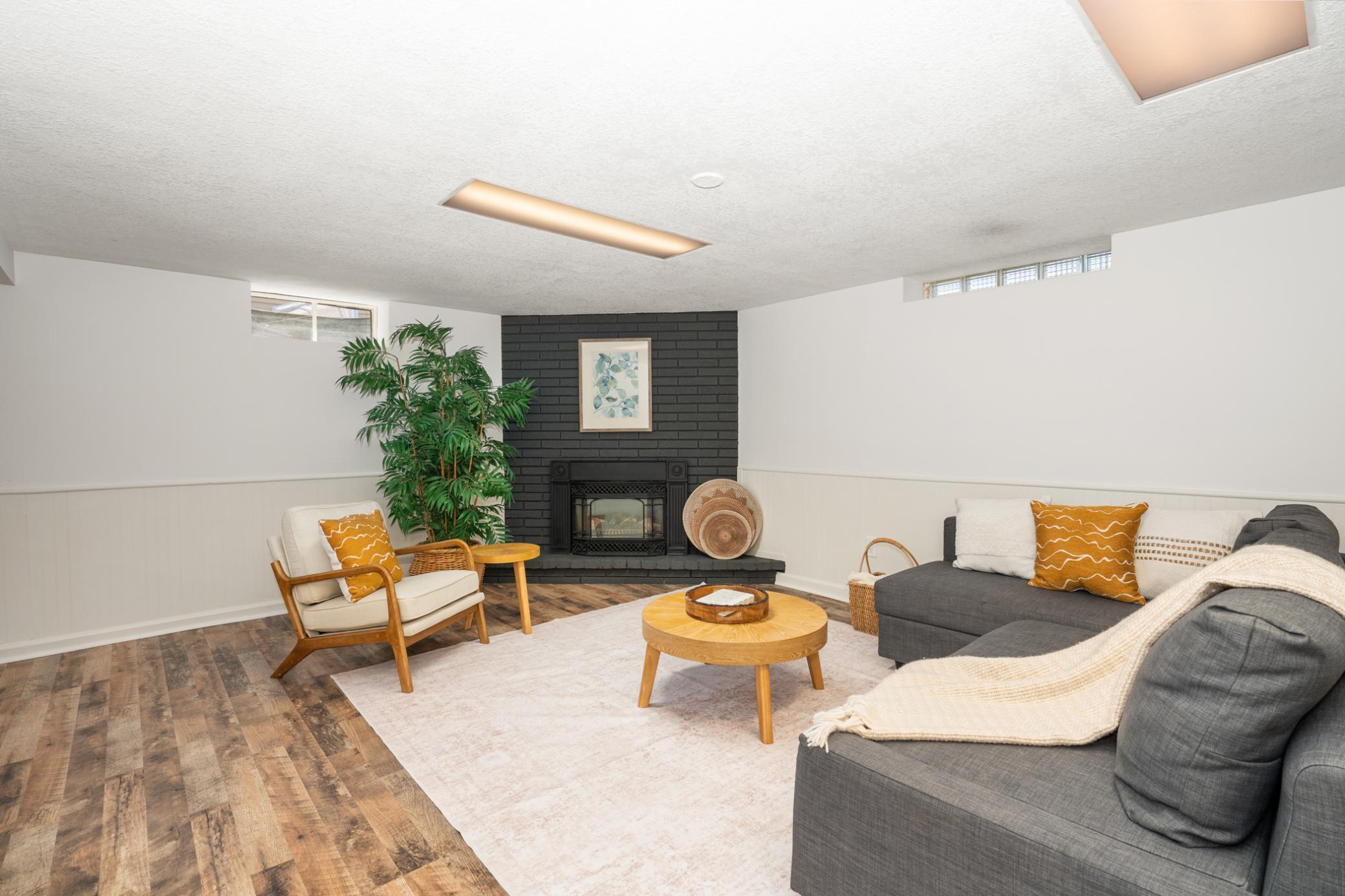 Family Room + Gas Fireplace