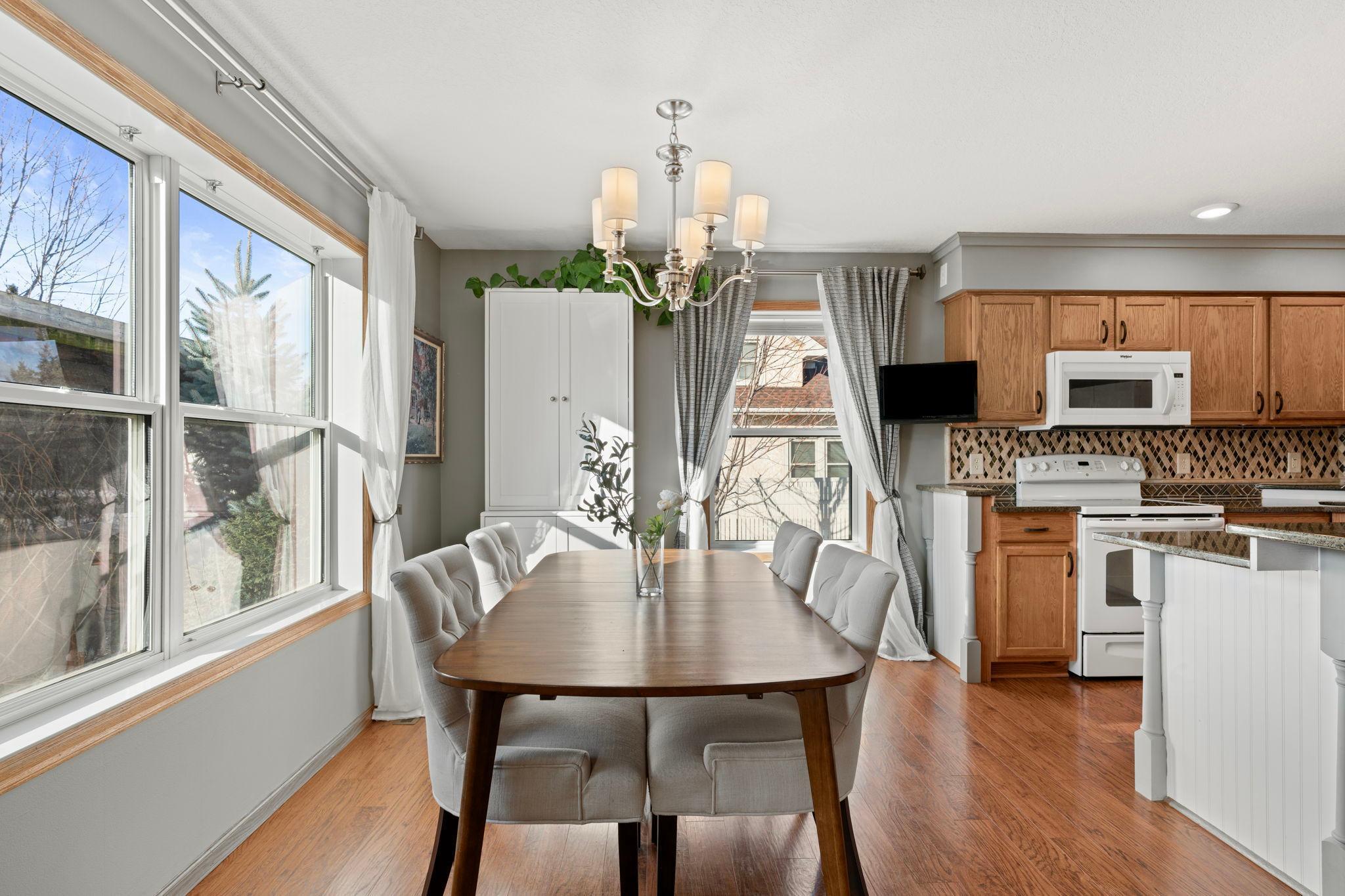 Beautiful flooring throughout the main level.