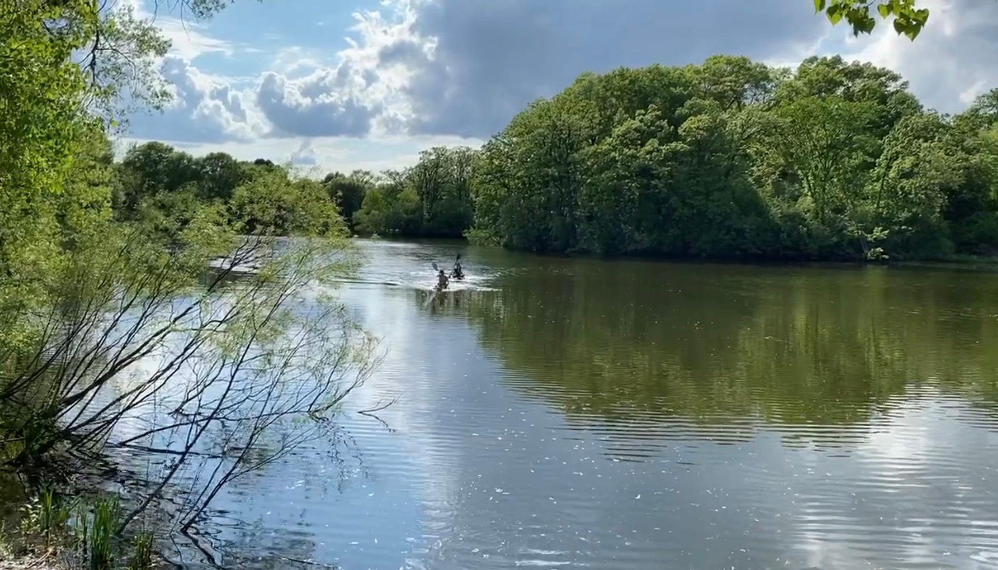 Kayak and paddleboard