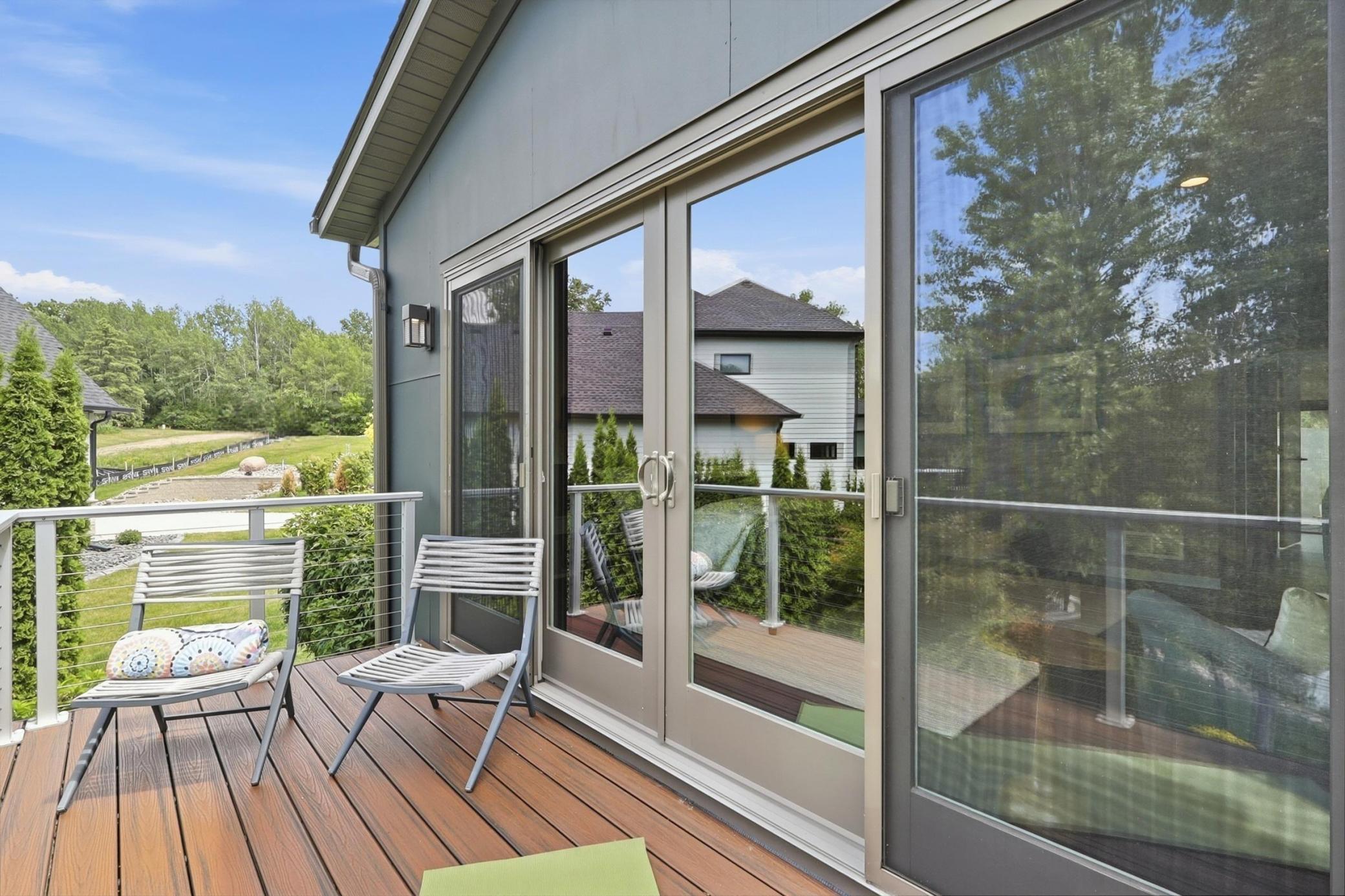 Private owner’s suite has its own balcony.