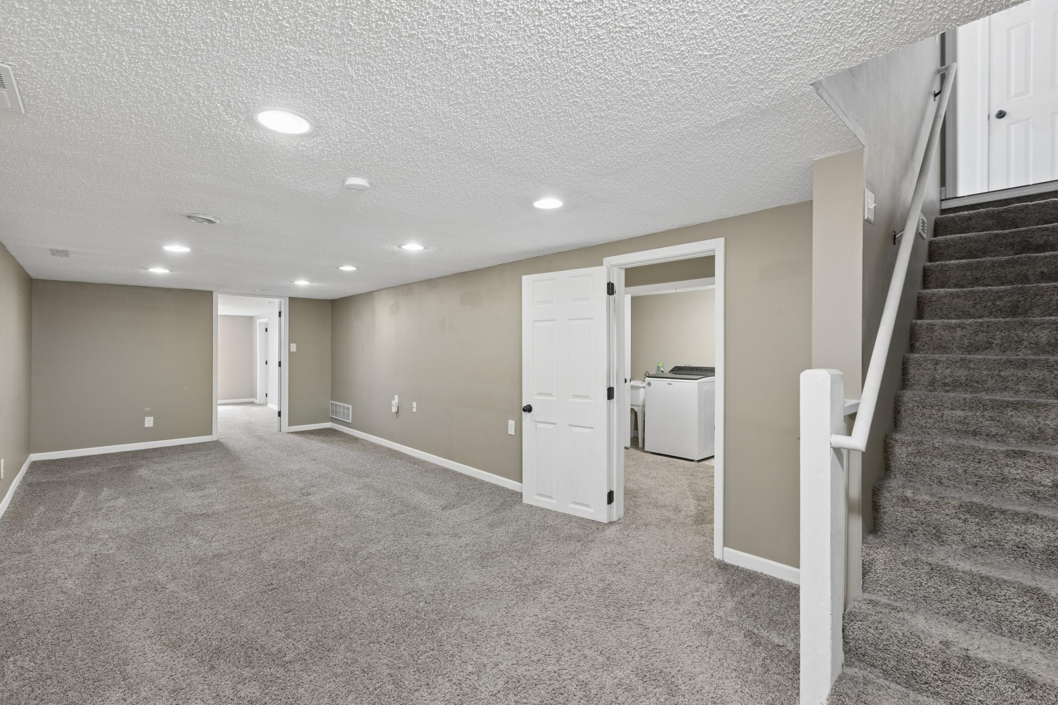 Spacious family room