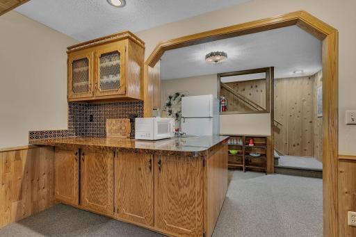 Another great entertaining space option here.