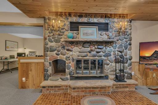 Custom Stone Fireplace
