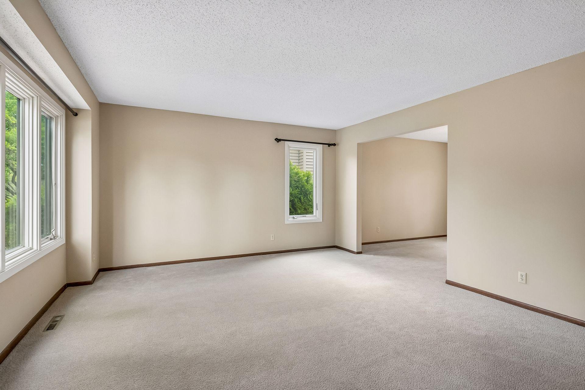 Living Room opens to the Dining Room