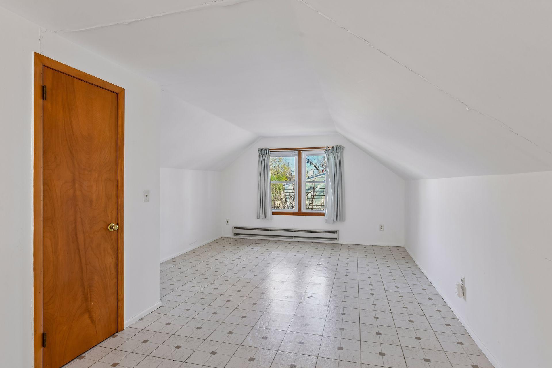 Second floor has good ceiling height