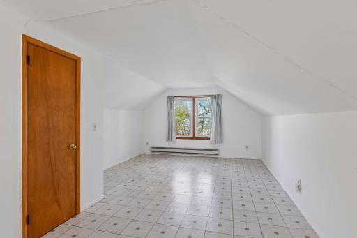 Second floor has good ceiling height