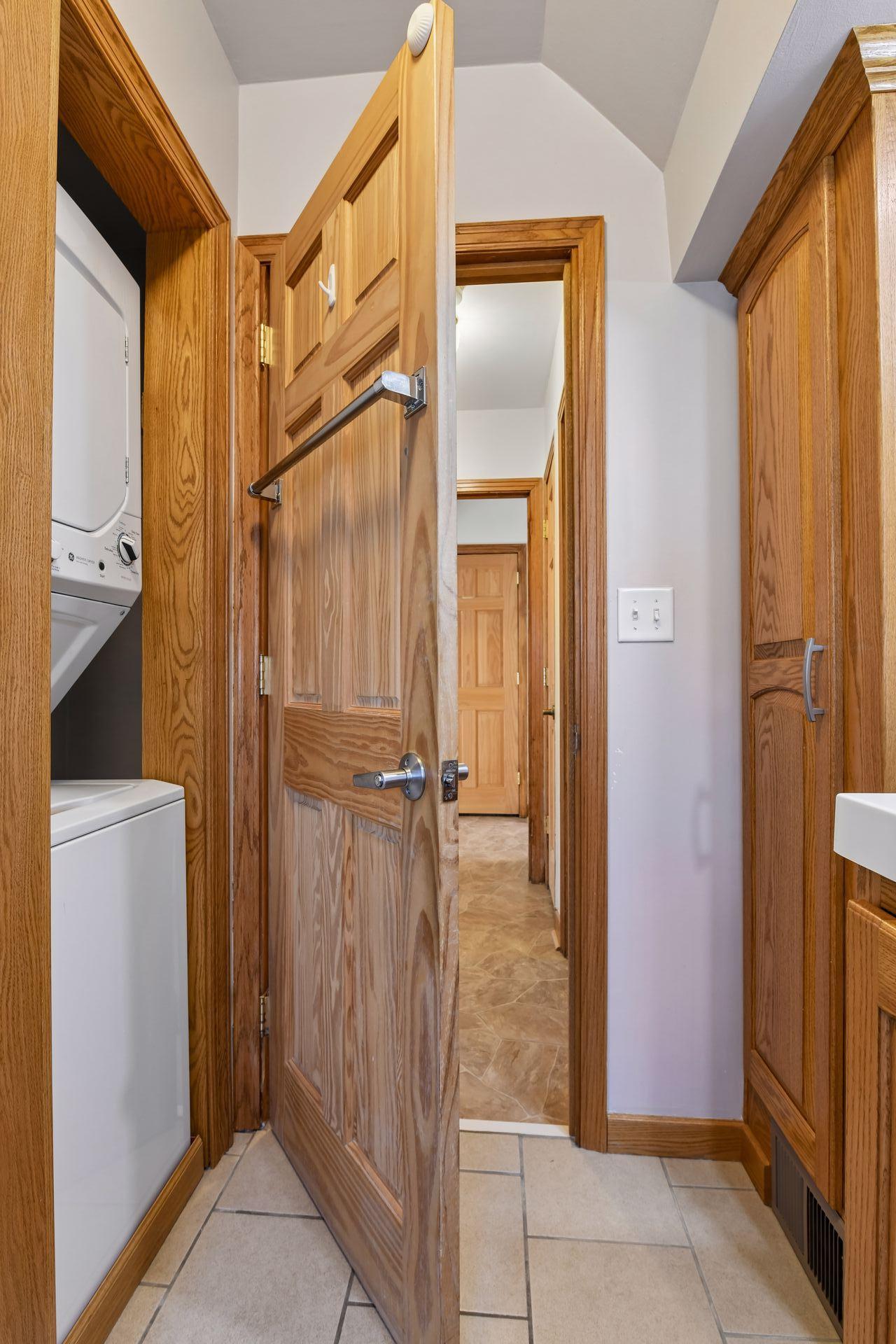 Main floor washer and dryer