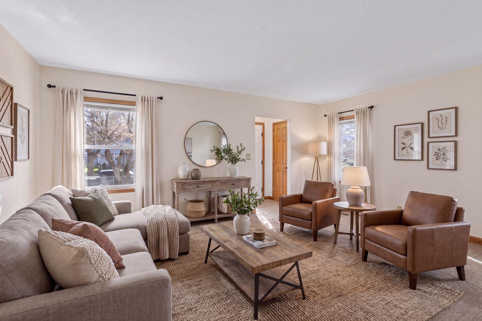 Photo is virtually staged.