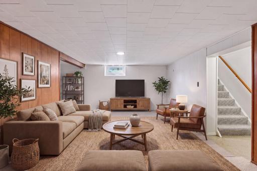 3631 Upton Basement Virtually Staged