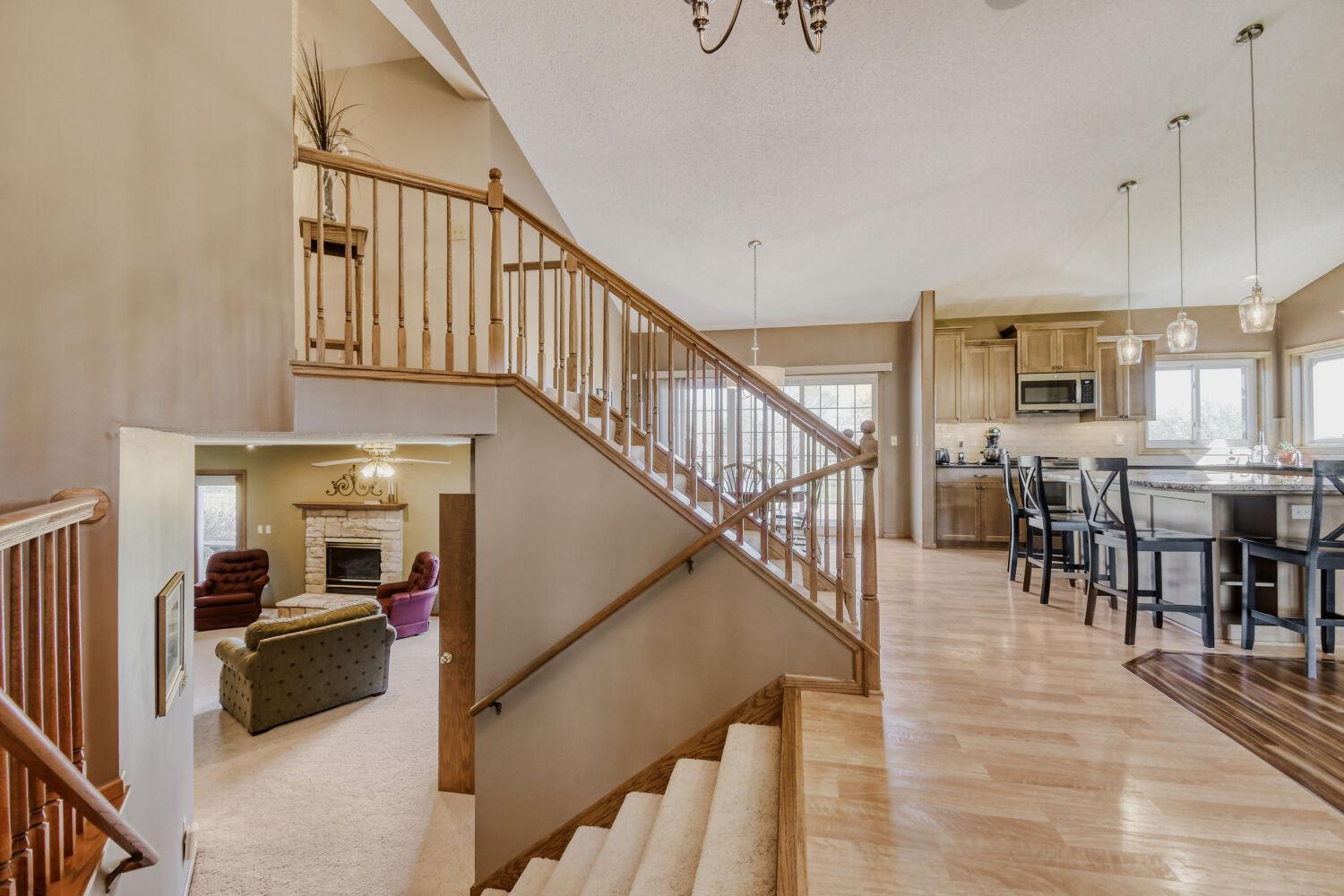 View from the front entry