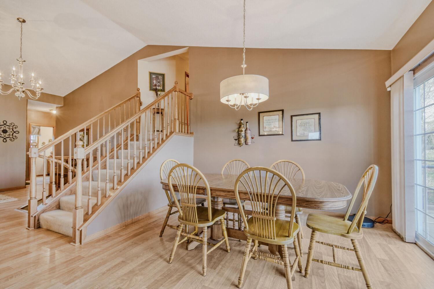 Informal dining area