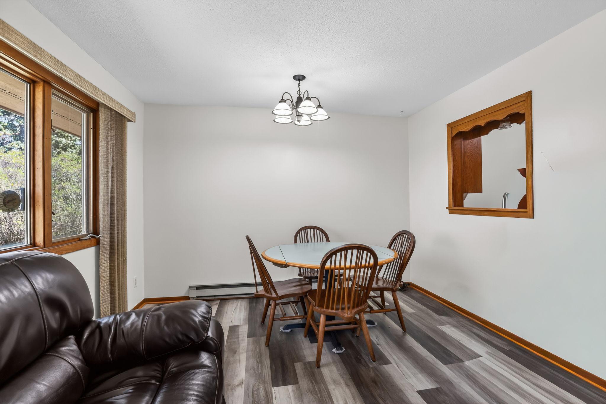 You will love this light filled room-currently used as a dining room