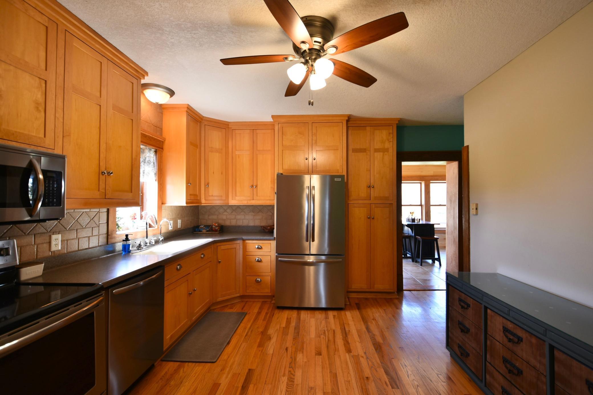 abundant cabinet space