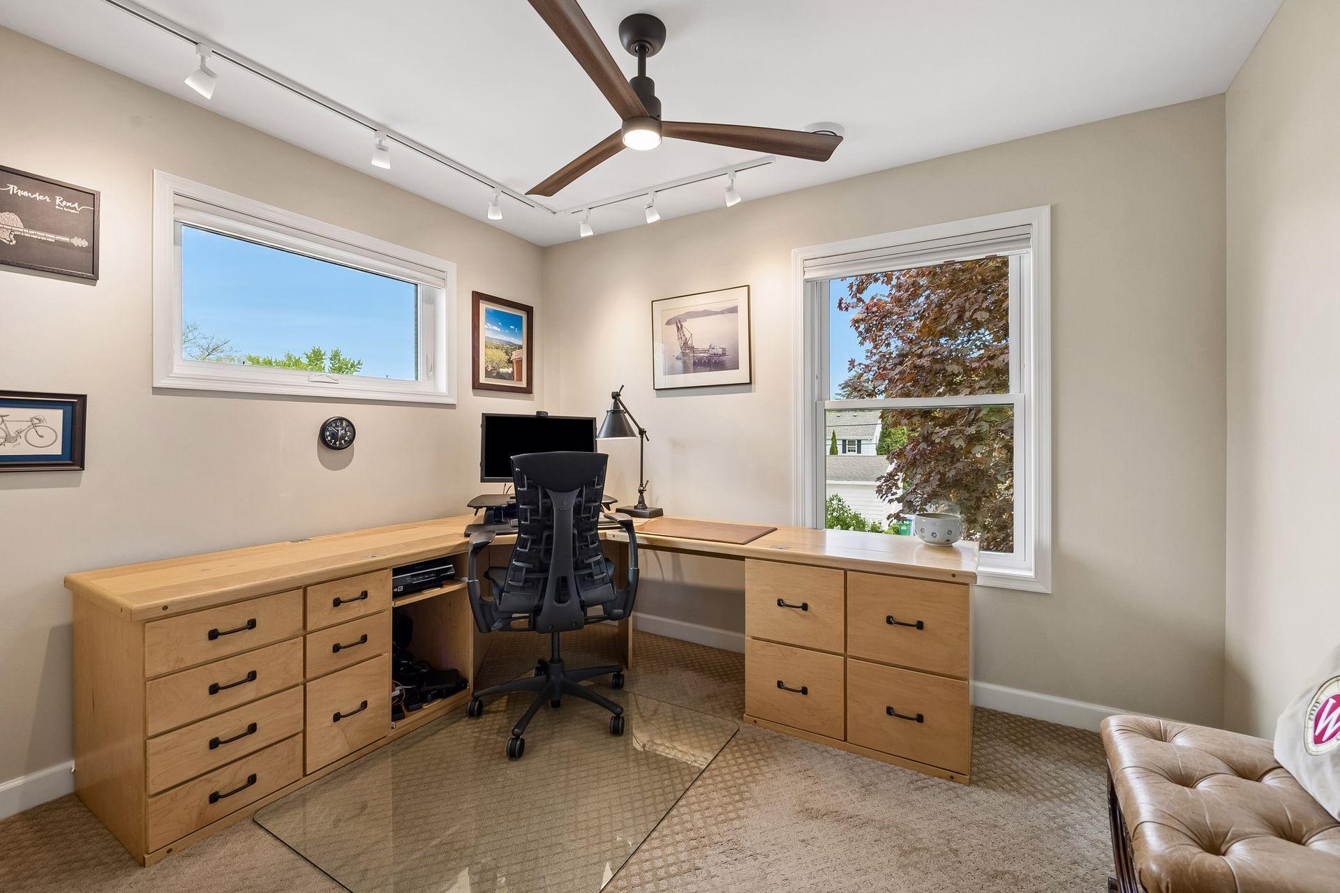One of three bedrooms upstairs