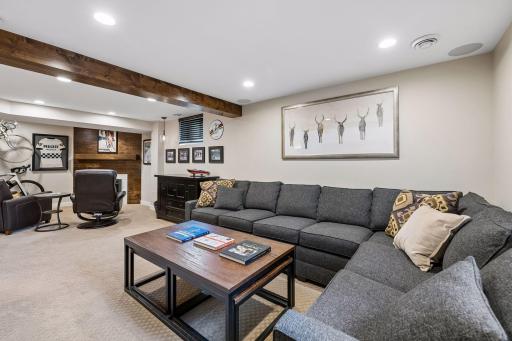 Host gatherings for the big game with plenty of room for guests.