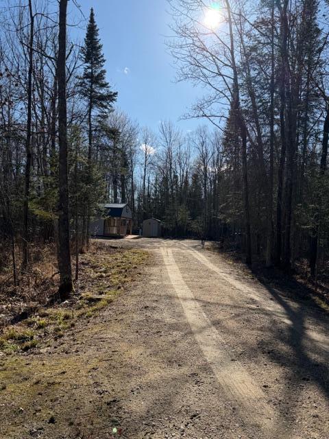 Improved road into property