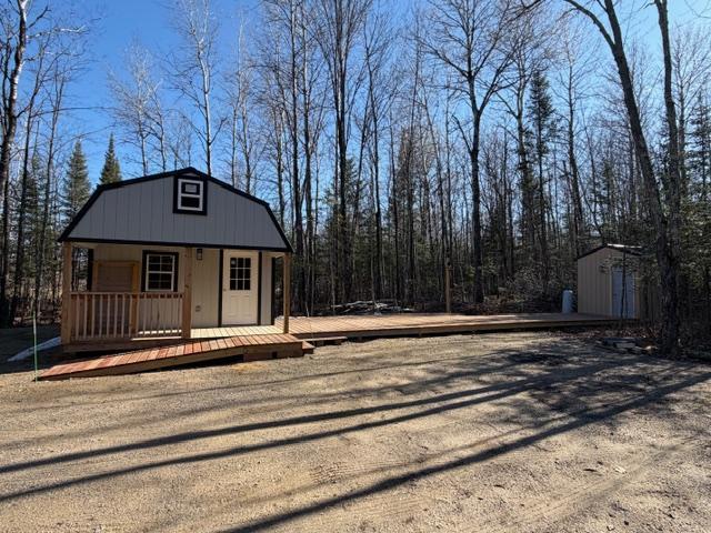 Cabin and shed/outhouse