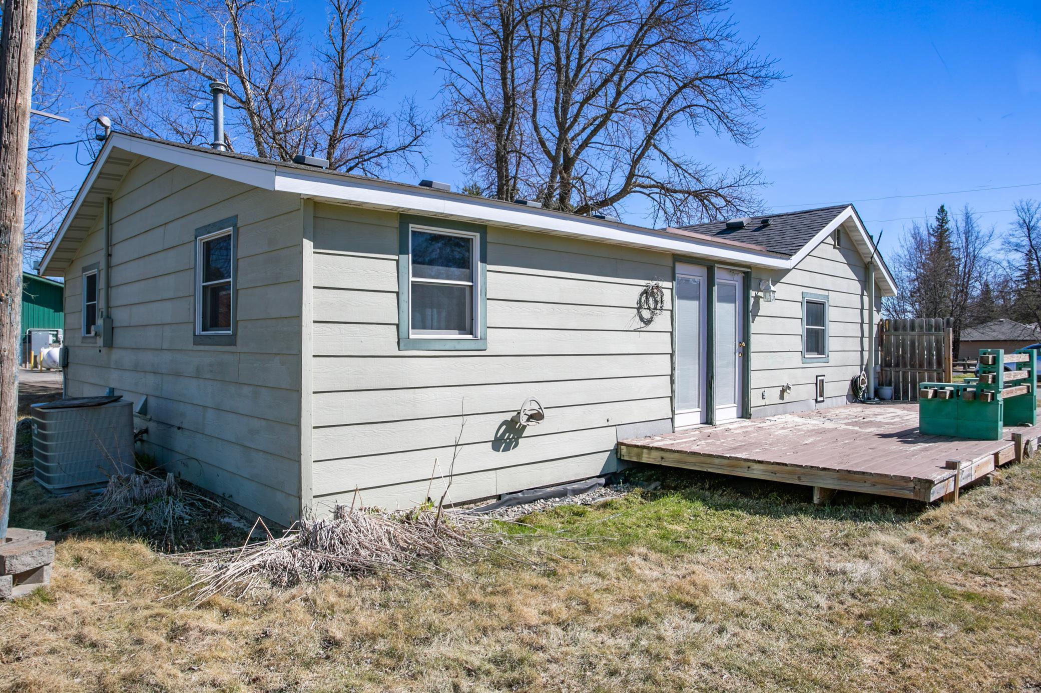 Exterior, early spring before green up and blooming