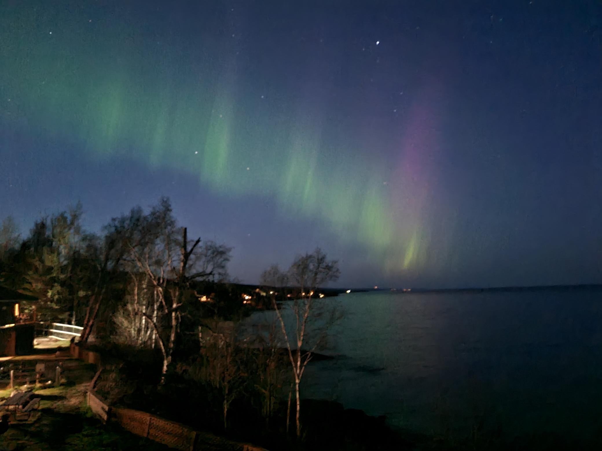 Northern Lights off the main deck