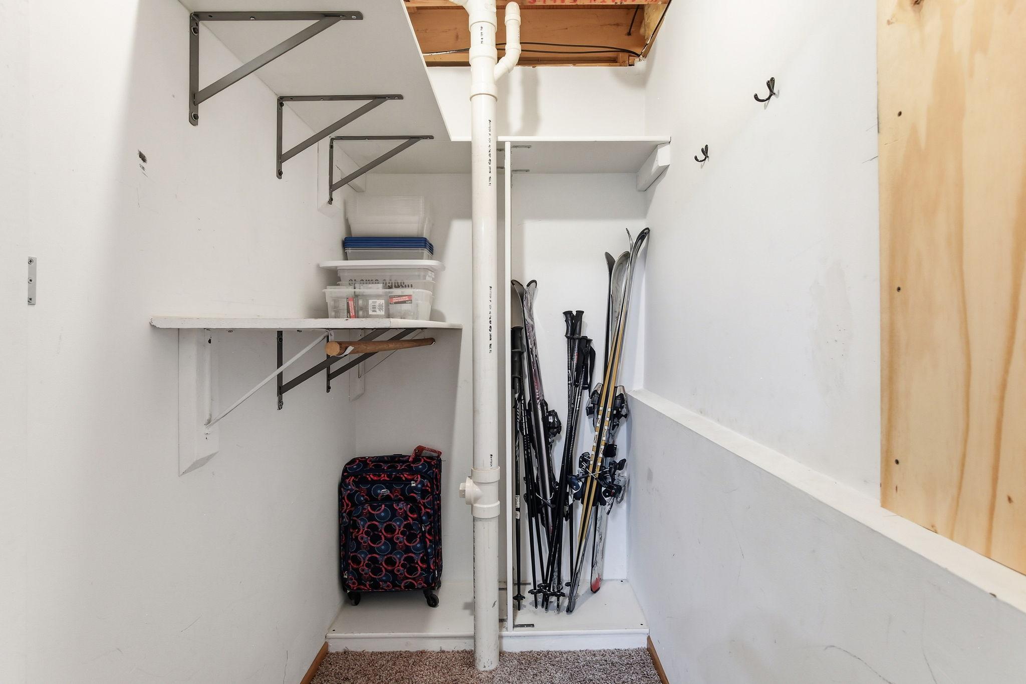 Abundant storage throughout the home, providing well-placed closets and built-in solutions that make it easy to stay organized and keep everyday essentials neatly tucked away.