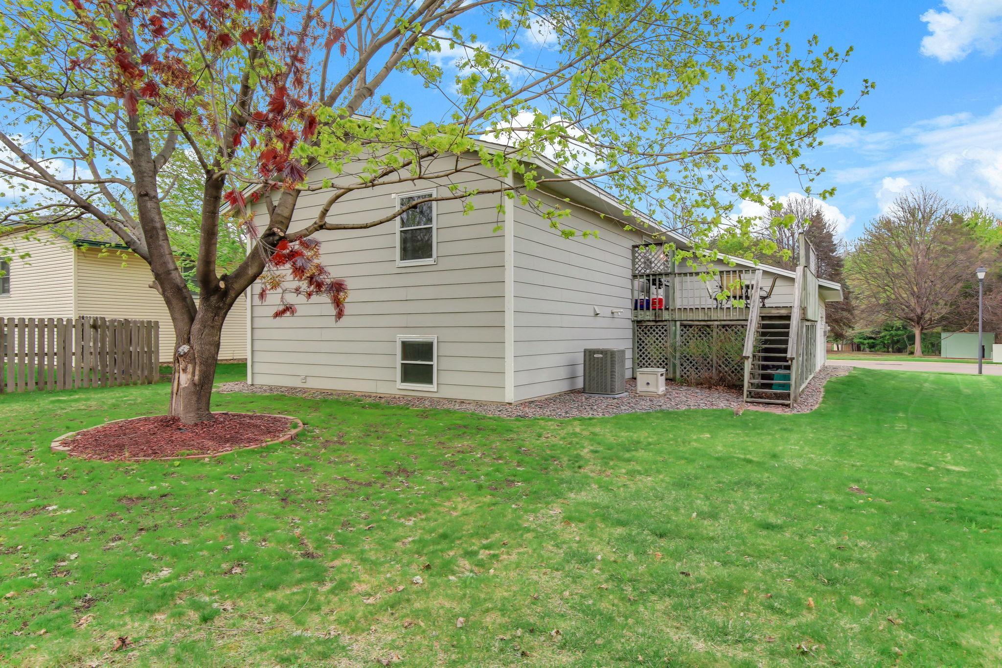 Outdoor living potential, perfect for relaxing, entertaining, gardening, or enjoying fresh air in a private and versatile setting.