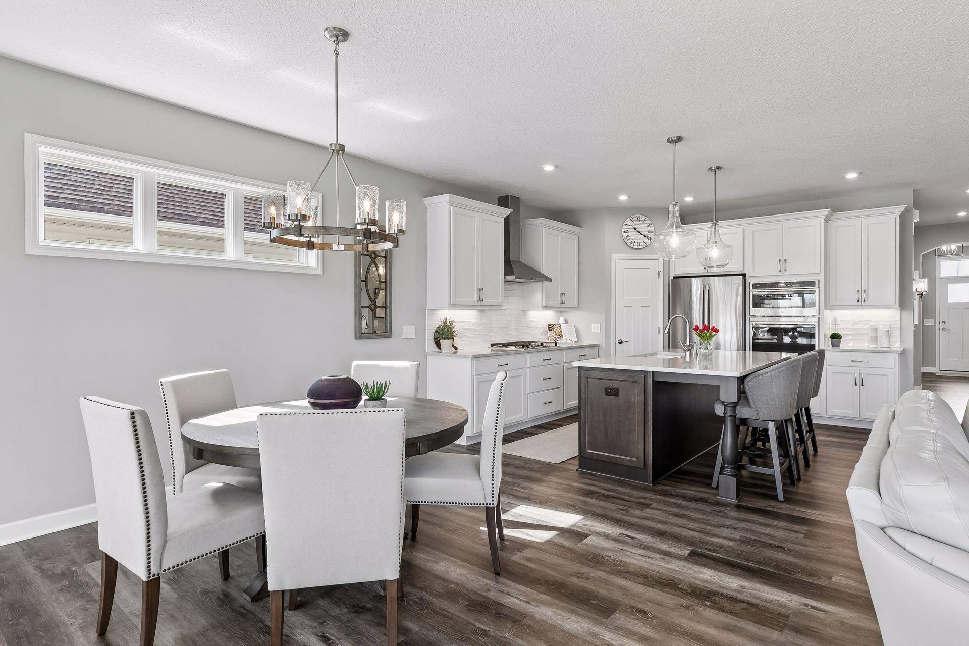 This home is positioned to receive the benefit of lots of filtered natural light, while the window placement allows for privacy.