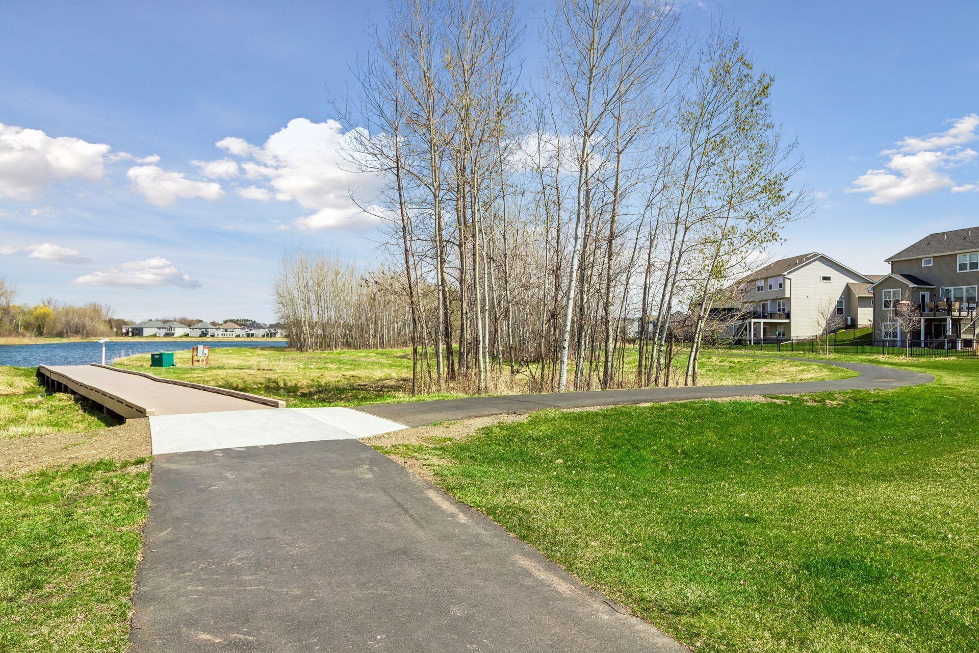 The trails bring you around multiple bodies of water and wetlands.