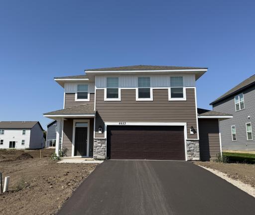 This is a photo of the actual home for sale!