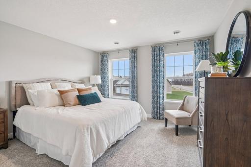 Light just floods in these windows! *Photo is of a model home.
