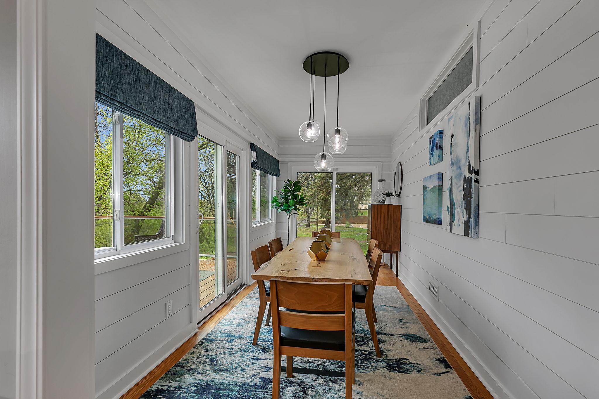 Four Season Sun Room Giving Way To Gorgeous Views Overlooking The Backyard! Currently And Extra Dining Area Could Be Transitioned Into A Beautiful Sunny Sitting Area, You Decide!