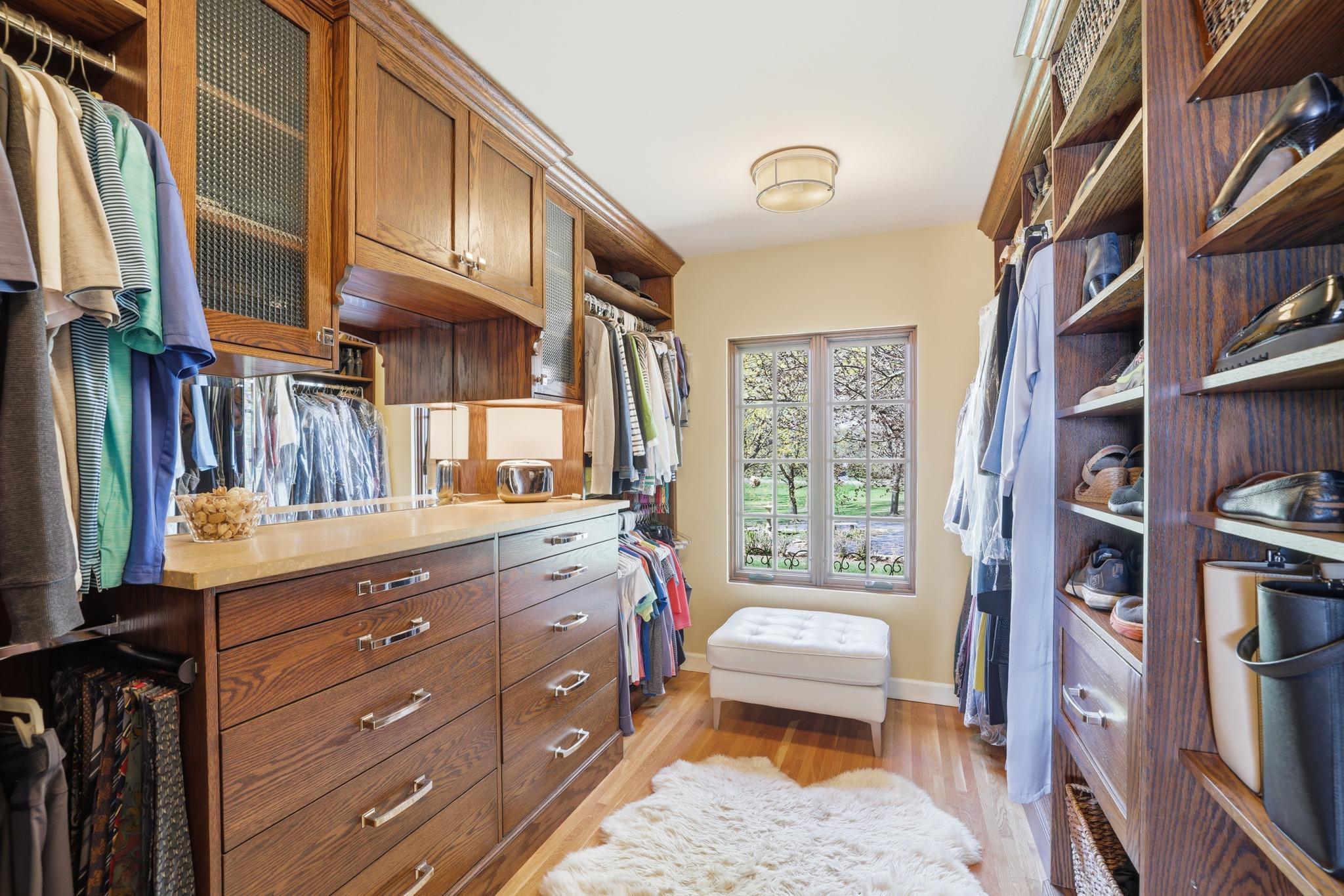 Custom walk in closet
