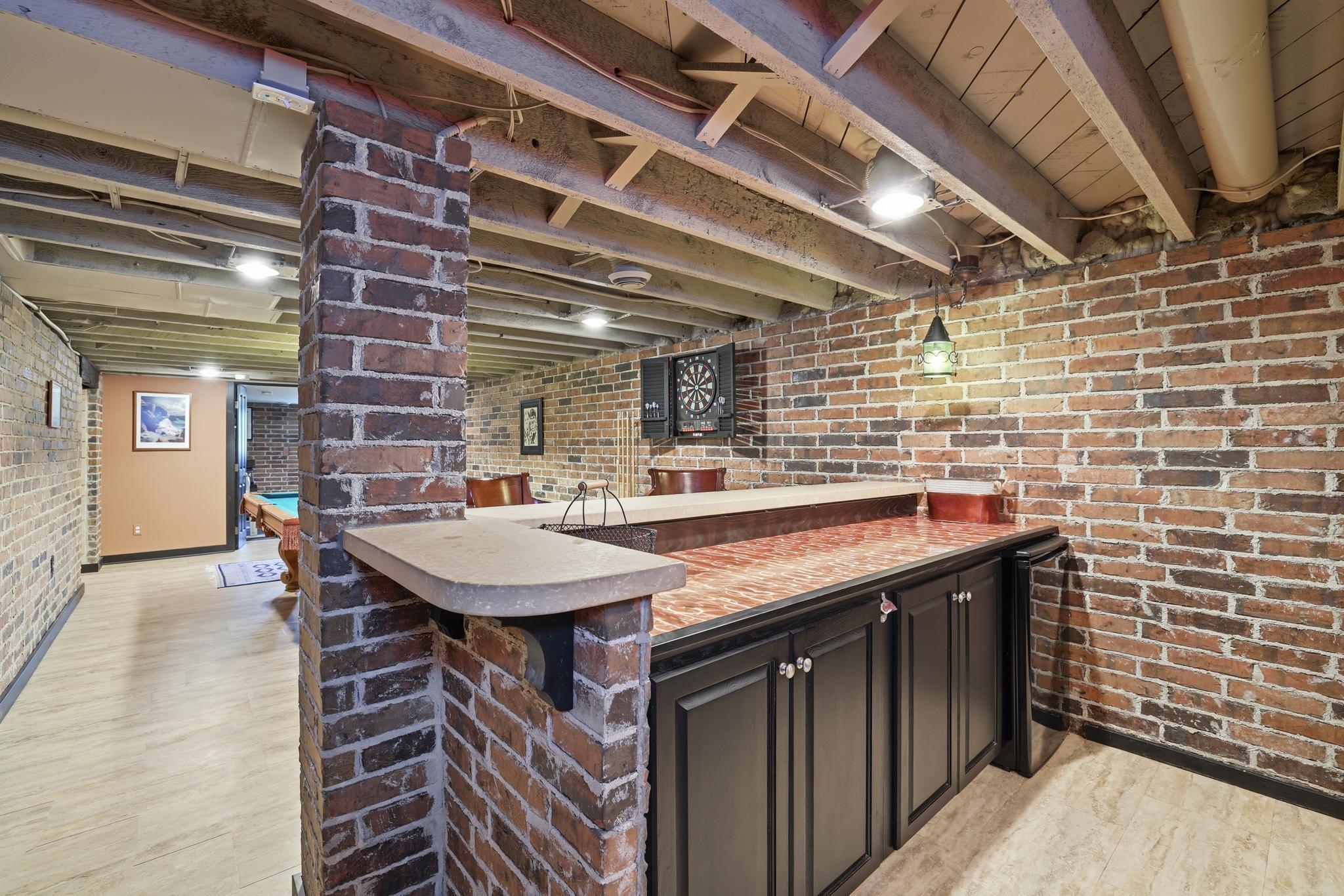 Custom copper counter top