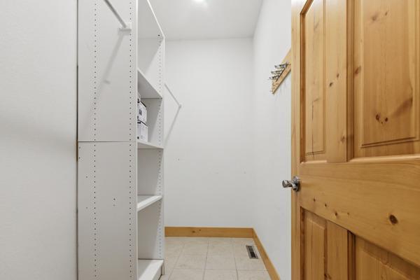 Laundry closet