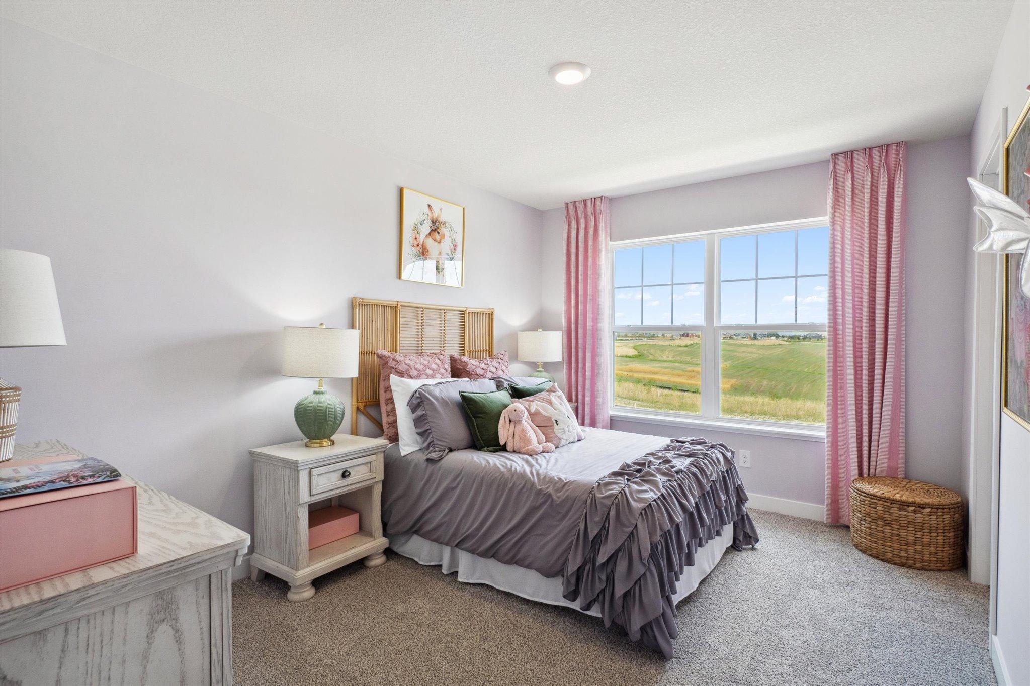 One of the four secondary bedrooms!