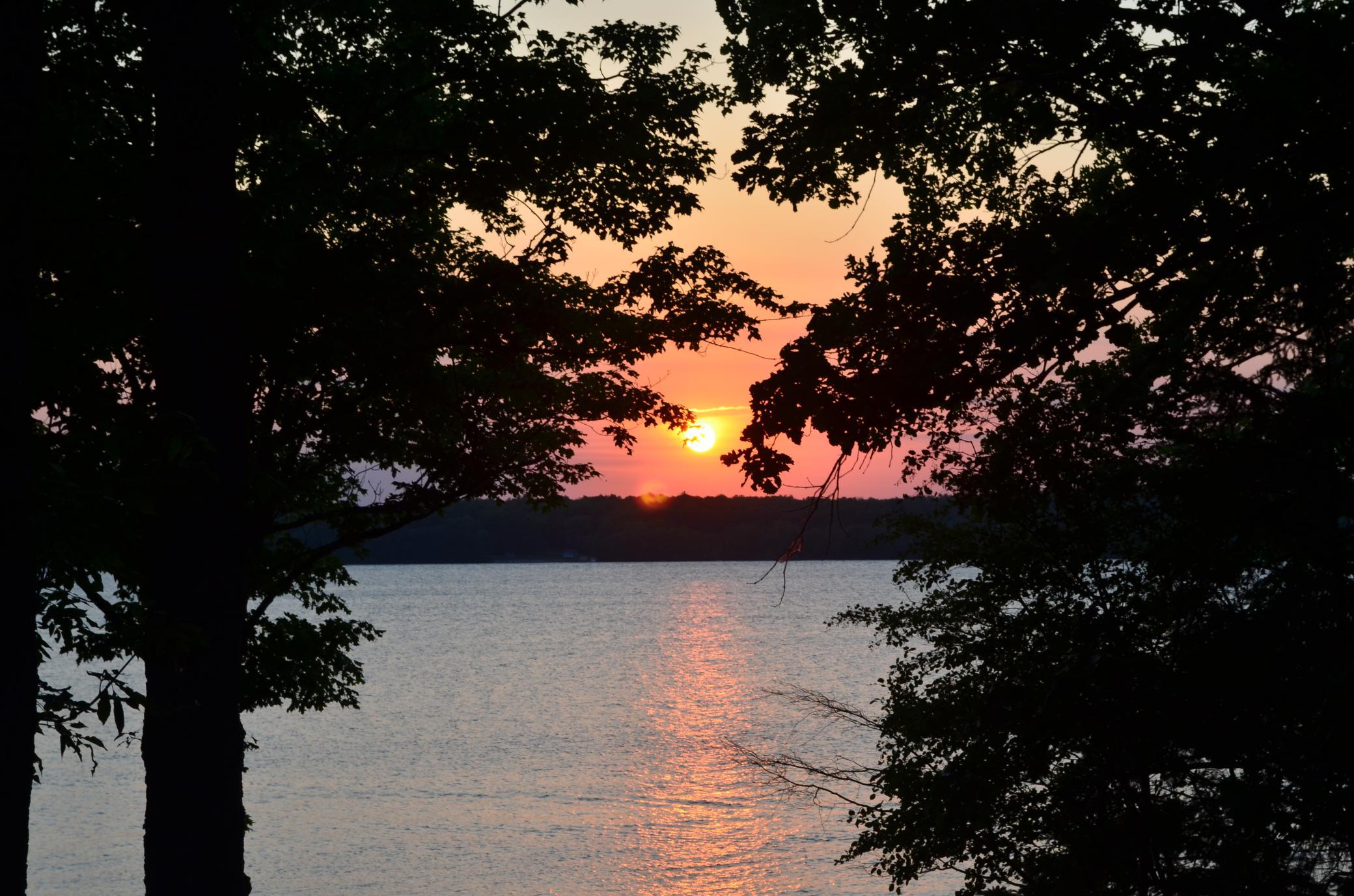 Enjoy the sunsets on this west facing lot