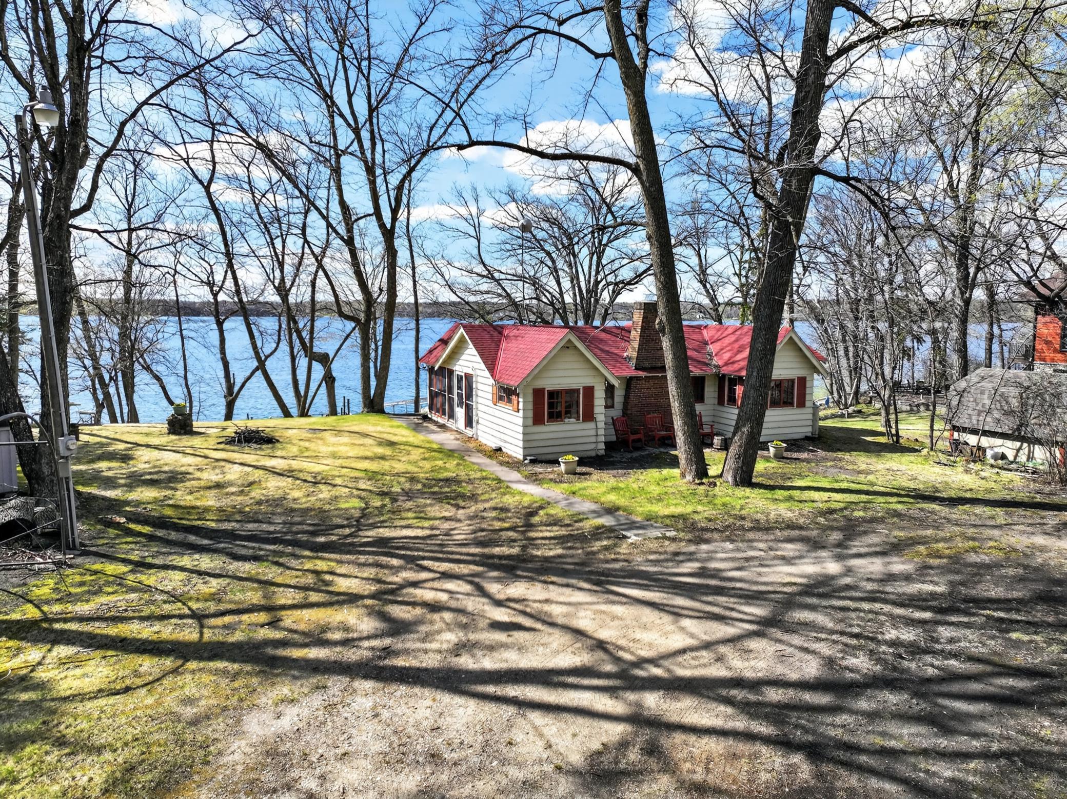 Classic cottage set on some of the finest shoreline on Lake Carlos