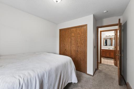 Upper Level Bedroom #2 is across the hallway from the Upper Level Bathroom