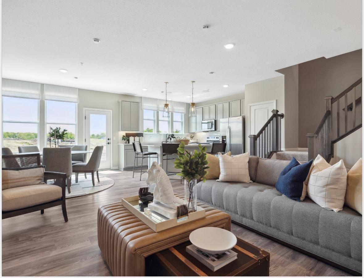 Wide open Family/Living/Dining/Kitchen