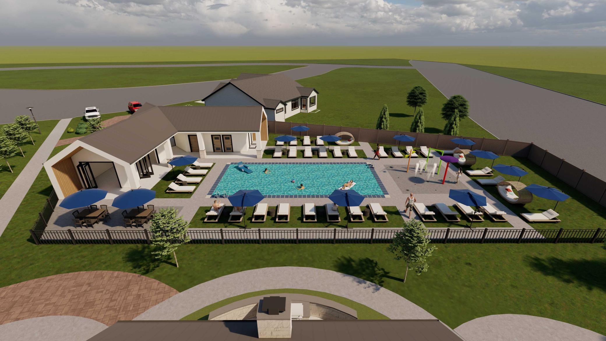 Pool Area - Private Community Amenities