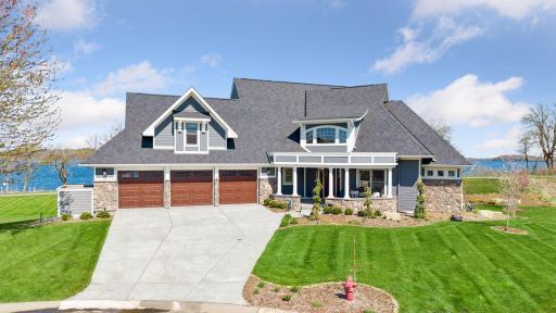 The home sits on a large lot at the end of the cul-de-sac.