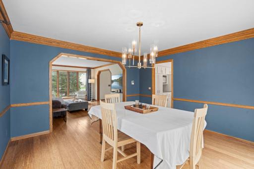 Formal dining room with timeless finishes that elevate every gathering.