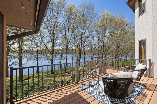Maintenance-free deck with gorgeous sightlines!