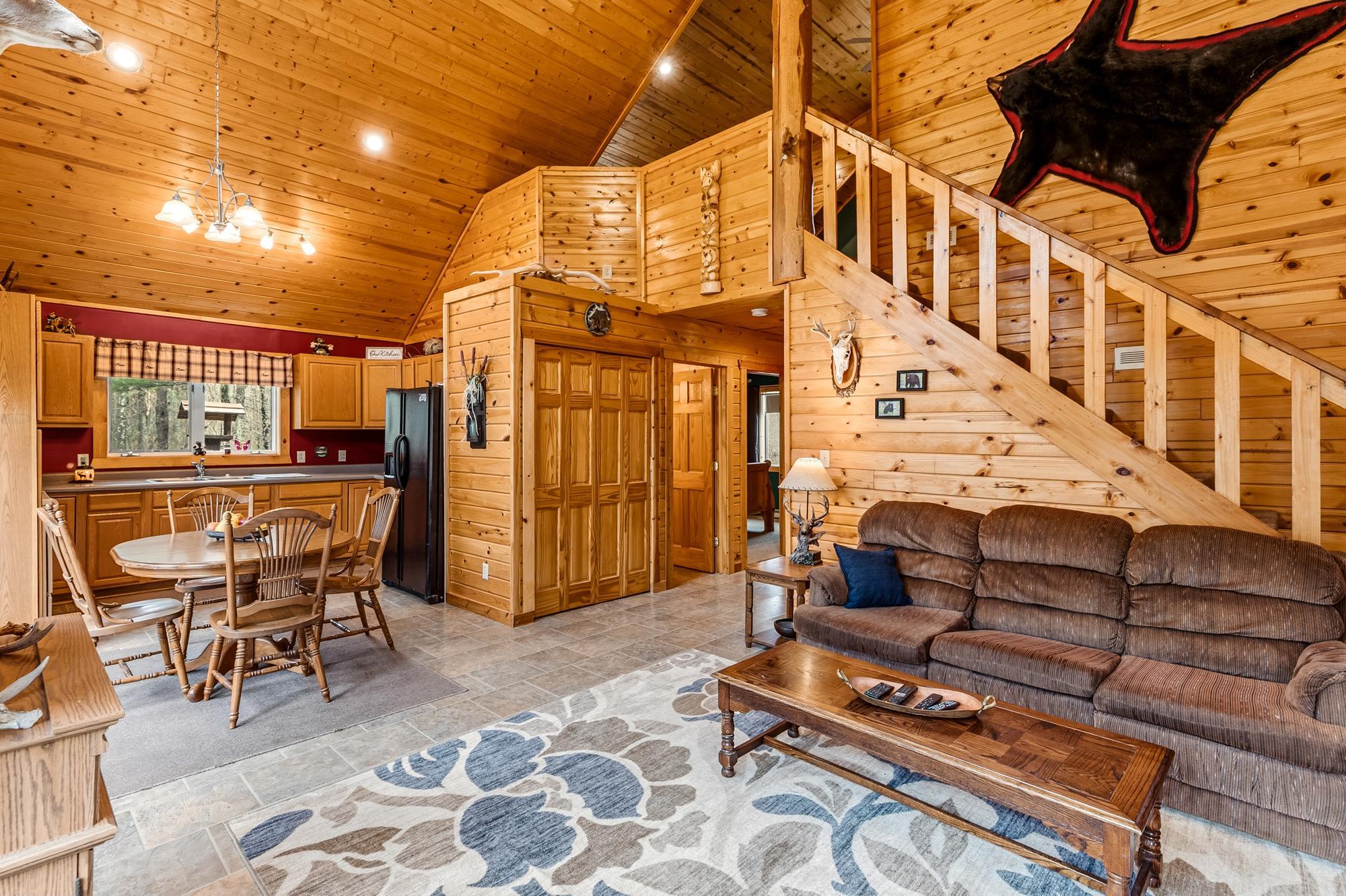 Property was built by the homeowners in 2008 and used as a cabin. It has been very well maintained.