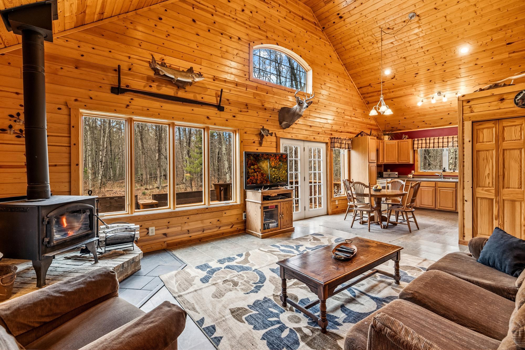 Welcome to this peaceful retreat located on 2 acres and roughly 1 1/2 hours from the Twin Cities.