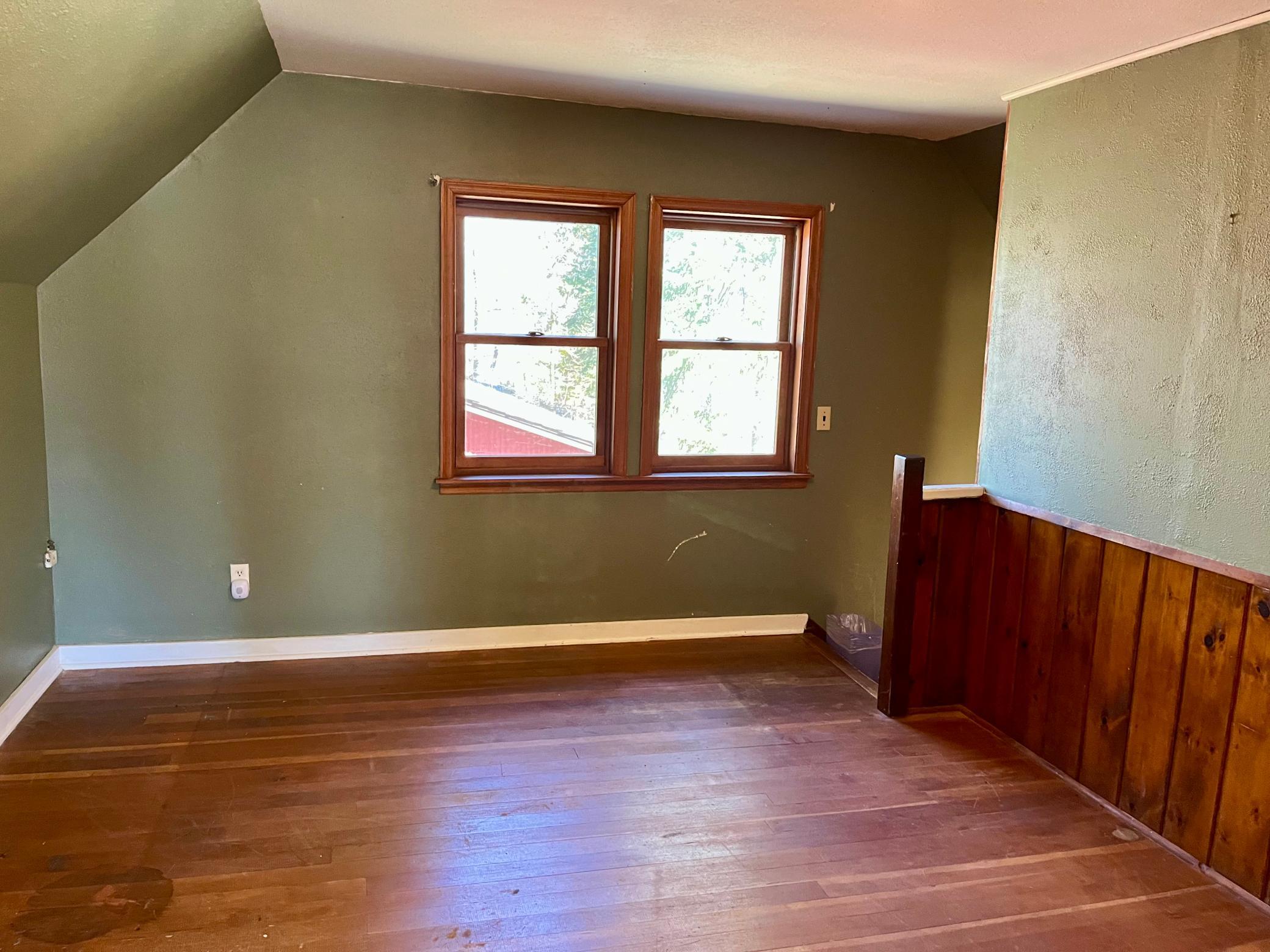 Upstairs area lends space for relaxing