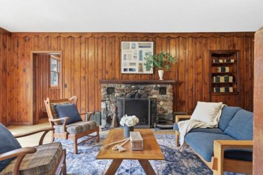 Cozy yet spacious Hearth room off the kitchen