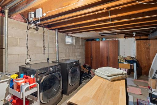 Right Unit Laundry and Storage