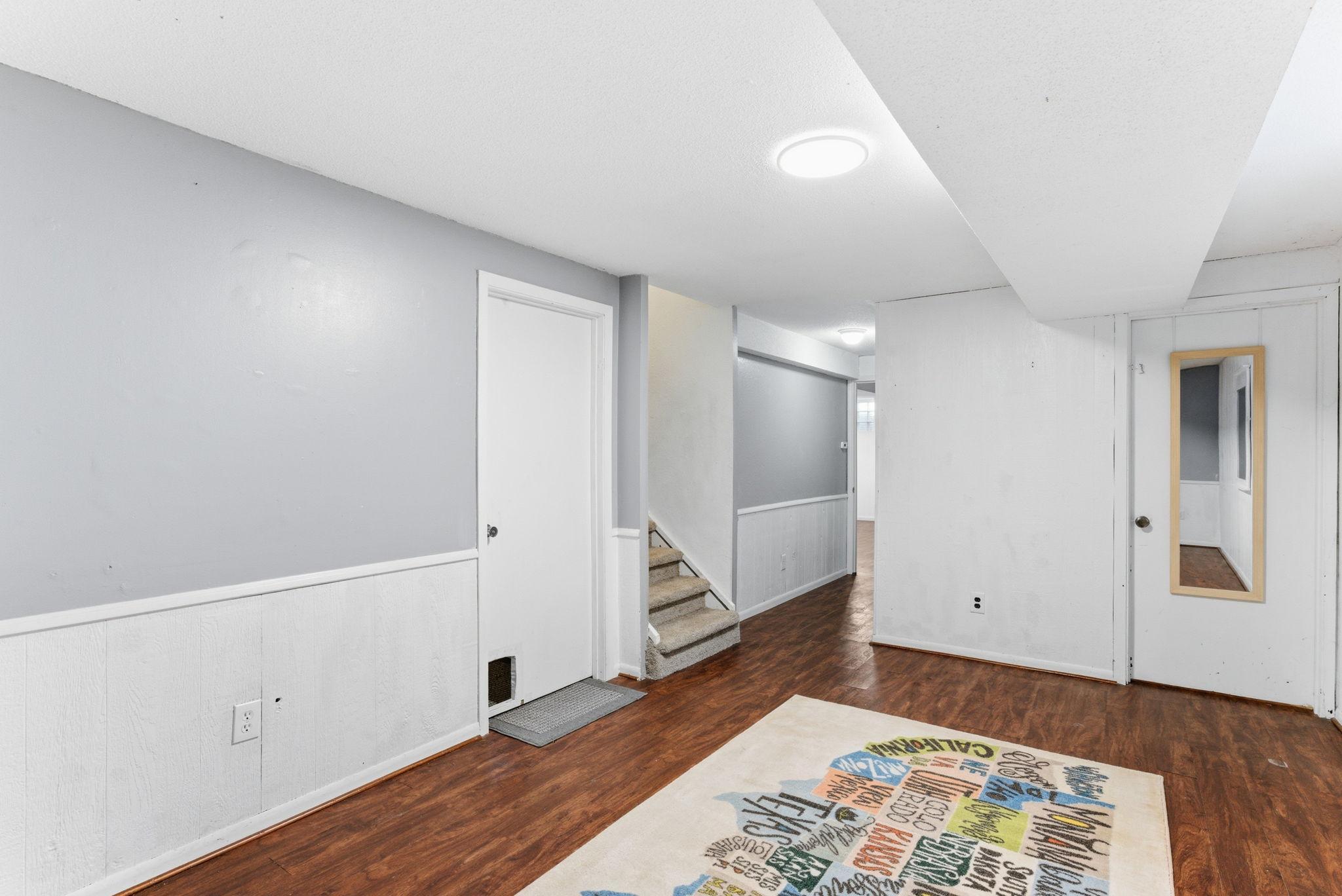 Lower level family room