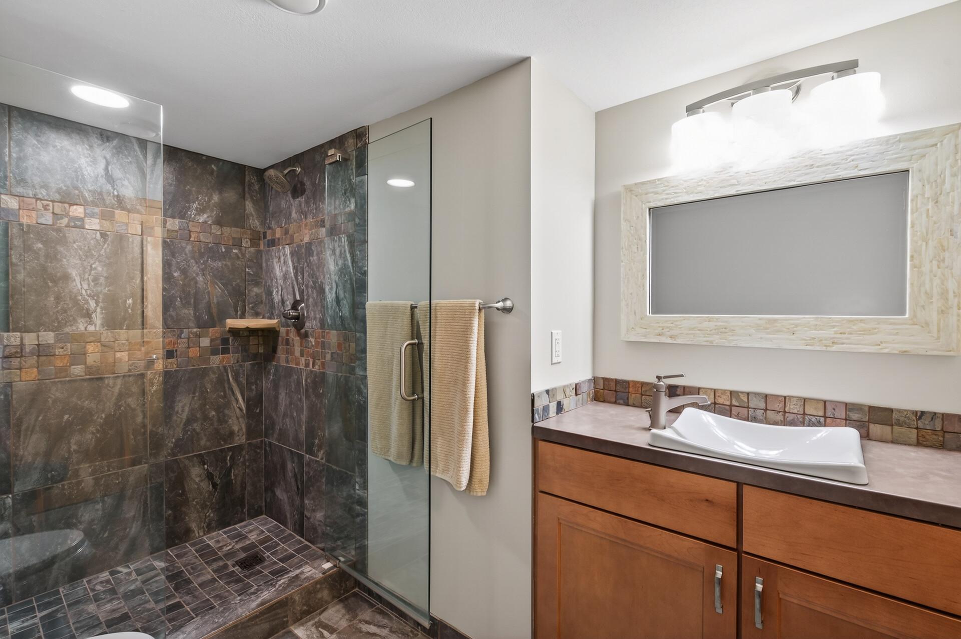 Lower Level Bathroom Bliss