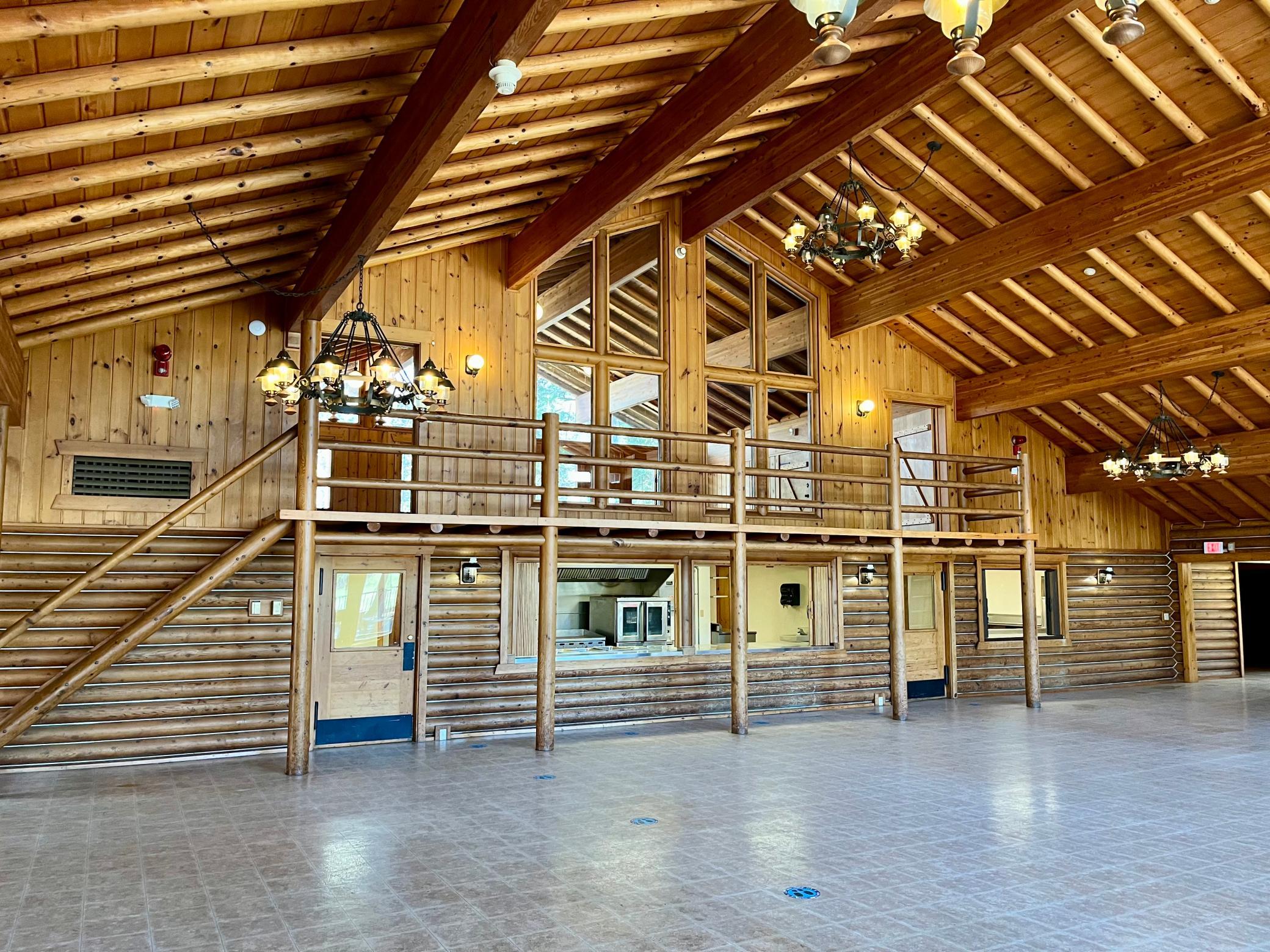 Upstairs loft overlooking the true great room